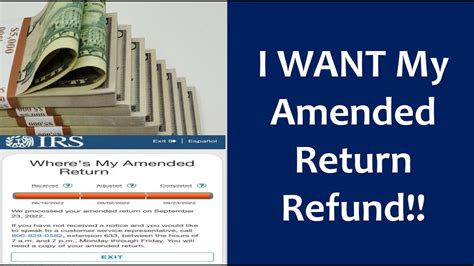 irs refund status amended return